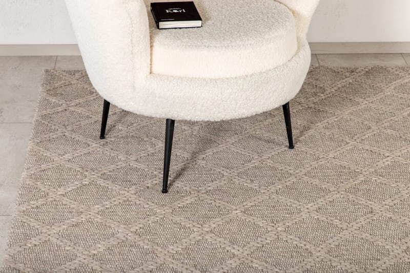 Cloudy Ullmatte 160x230 cm - Beige - Tekstiler & tepper - Teppe & matte - Moderne matte - Ullteppe