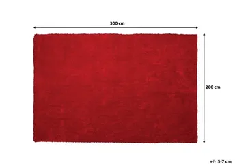 Demre Matte 200x300 cm - Rød - Tekstiler & tepper - Teppe & matte - Store tepper