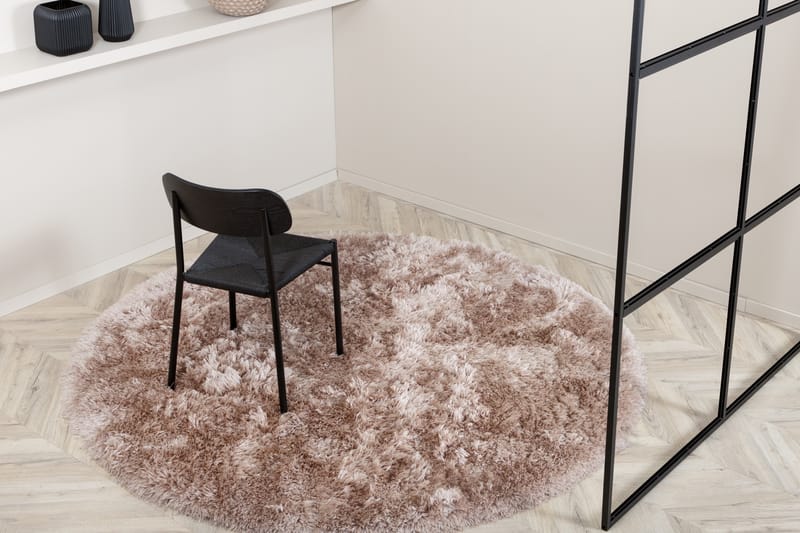 Grace Ryamatta Rund 200 cm - Beige - Tekstiler & tepper - Teppe & matte - Moderne matte - Ryetepper