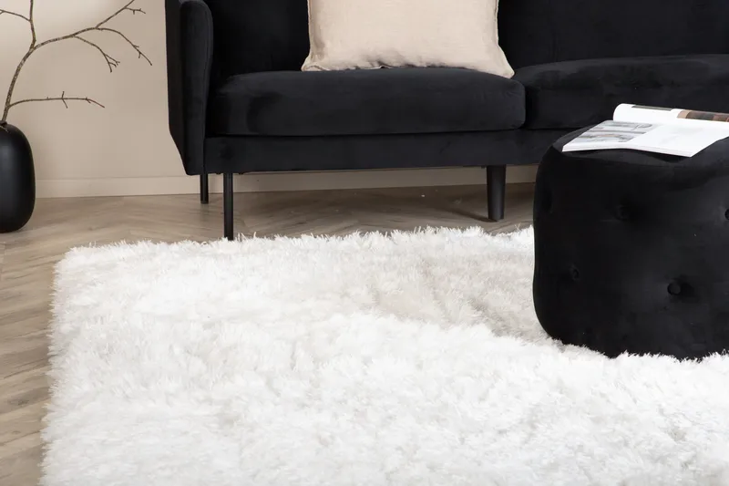 Grace Ryematte 200x300 cm - Hvid - Tekstiler & tepper - Teppe & matte - Moderne matte - Ryetepper