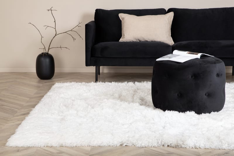 Grace Ryematte 200x300 cm - Hvid - Tekstiler & tepper - Teppe & matte - Moderne matte - Ryetepper