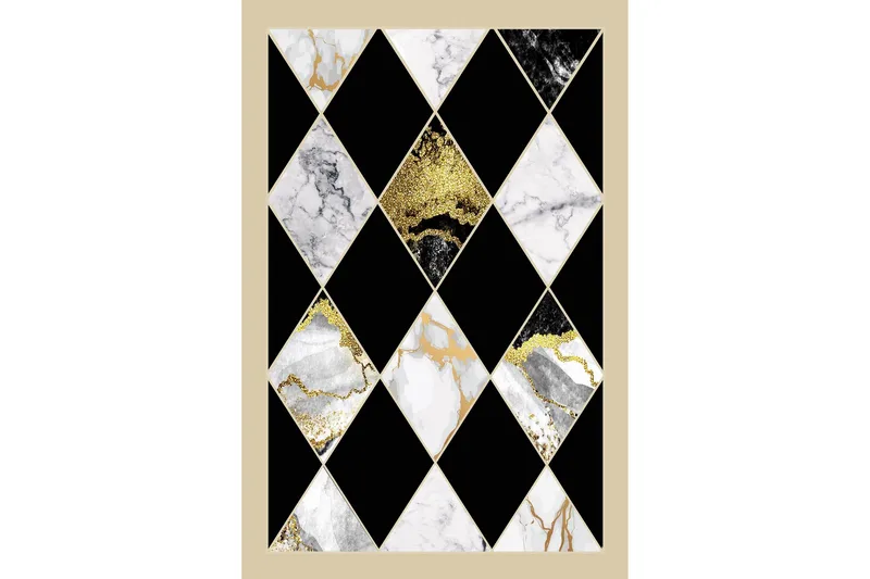 Homefesto Matte 160x230 cm - Multifarget - Tekstiler & tepper - Teppe & matte - Moderne matte - Wiltontepper