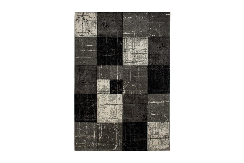 London Square Friezematte 200x290 - Svart - Tekstiler & tepper - Teppe & matte - Moderne matte - Friezematte