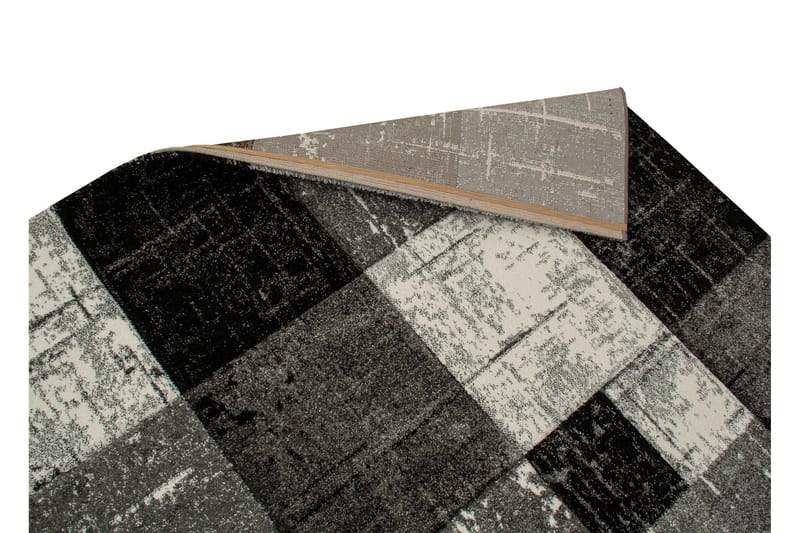 London Square Friezematte 80x350 - Svart - Tekstiler & tepper - Teppe & matte - Moderne matte - Friezematte