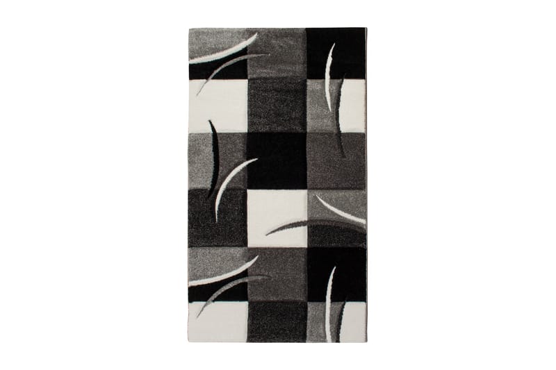 London Patch Friezematte 80x250 - Svart - Tekstiler & tepper - Teppe & matte - Moderne matte - Friezematte