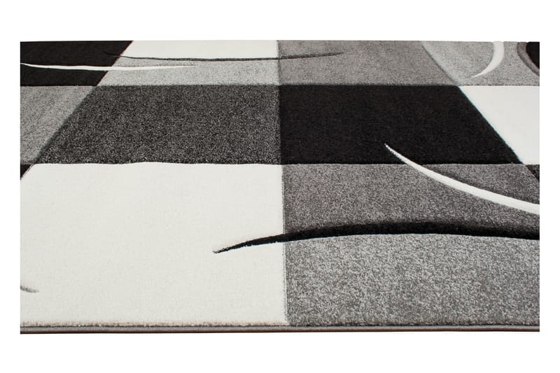London Patch Friezematte 80x350 - Svart - Tekstiler & tepper - Teppe & matte - Moderne matte - Friezematte