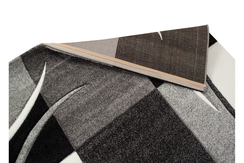 London Patch Friezematte 80x350 - Svart - Tekstiler & tepper - Teppe & matte - Moderne matte - Friezematte