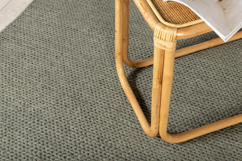 Marta Ullmatte 250x350 cm - Lysegrøn - Tekstiler & tepper - Teppe & matte - Moderne matte - Ullteppe