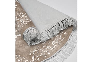 Matte Alanur Home 160x160 cm - Beige - Tekstiler & tepper - Teppe & matte - Moderne matte - Friezematte