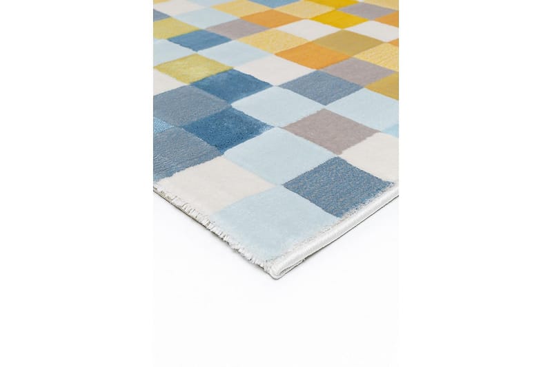 Matte Bloom Mosaik 160x230 cm - Flerfarget - Wiltontepper - Store tepper - Friezematte