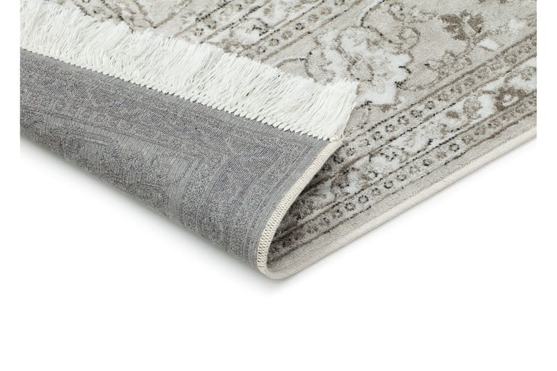 Matte Casablanca Kashan 160x230 - Sølv - Persisk matte - Orientalske tepper - Store tepper