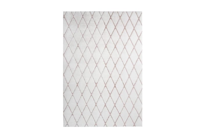 Matte Deramsle Ko 80x150 cm Hvit/Rosa - D-Sign - Teppe & matte - Små tepper