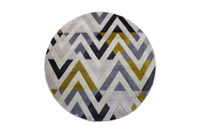 Matte Nyshanthe Rund 160 cm, Flerfarget