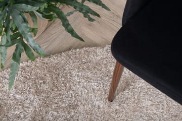 Mattis Matta Rund 200 cm - Beige - Tekstiler & tepper - Teppe & matte - Moderne matte - Bomullsmatter