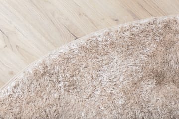 Mattis Matta Rund 200 cm - Beige - Tekstiler & tepper - Teppe & matte - Moderne matte - Bomullsmatter
