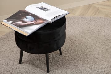 Teddy Ryematte Rund 200 cm - Grå - Tekstiler & tepper - Teppe & matte - Moderne matte - Ryetepper