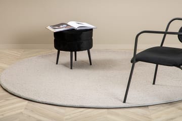 Teddy Ryematte Rund 200 cm - Grå - Tekstiler & tepper - Teppe & matte - Moderne matte - Ryetepper