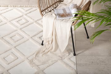 Towa Wiltonmatte 160x230 cm - Hvid - Tekstiler & tepper - Teppe & matte - Moderne matte - Wiltontepper