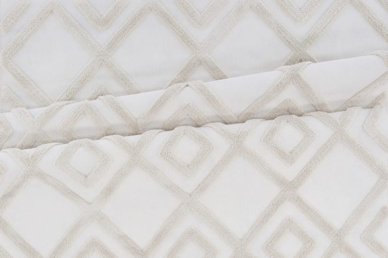 Towa Wiltonmatte 160x230 cm - Hvid - Tekstiler & tepper - Teppe & matte - Moderne matte - Wiltontepper