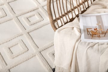 Towa Wiltonmatte 160x230 cm - Hvid - Tekstiler & tepper - Teppe & matte - Moderne matte - Wiltontepper