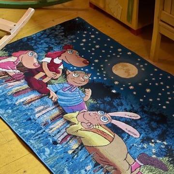 Teppe Relvi 120x180 cm - blå - Tekstiler & tepper - Teppe & matte - Flatvevde tepper
