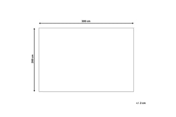 Teppe Sibi - Hvit, Grå, 200x300 cm - Tekstiler & tepper - Teppe & matte - Flatvevde tepper