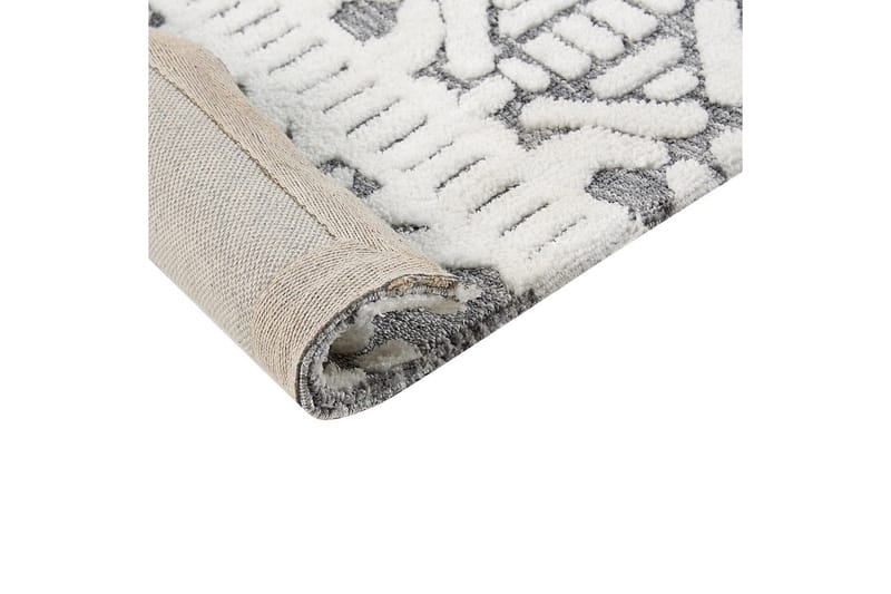 Teppe Sibi - Hvit, Grå, 200x300 cm - Tekstiler & tepper - Teppe & matte - Flatvevde tepper