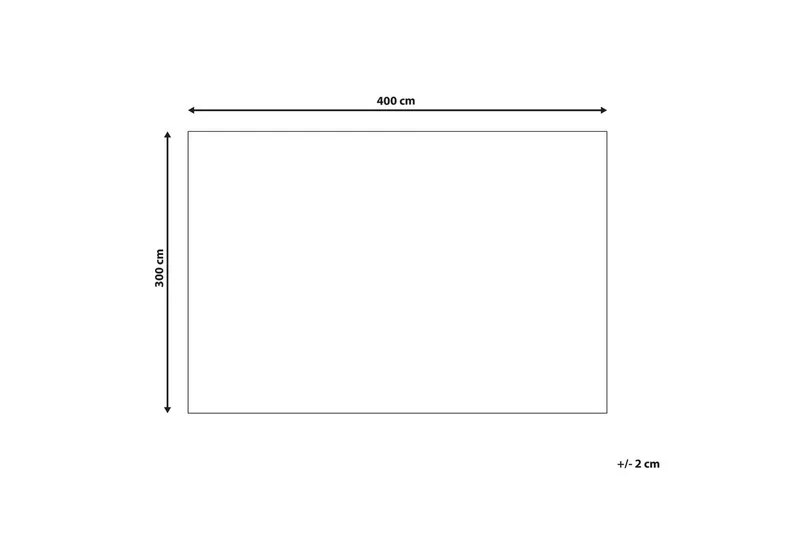 Teppe Sibi - Hvit, Grå, 300x400 cm - Tekstiler & tepper - Teppe & matte - Flatvevde tepper