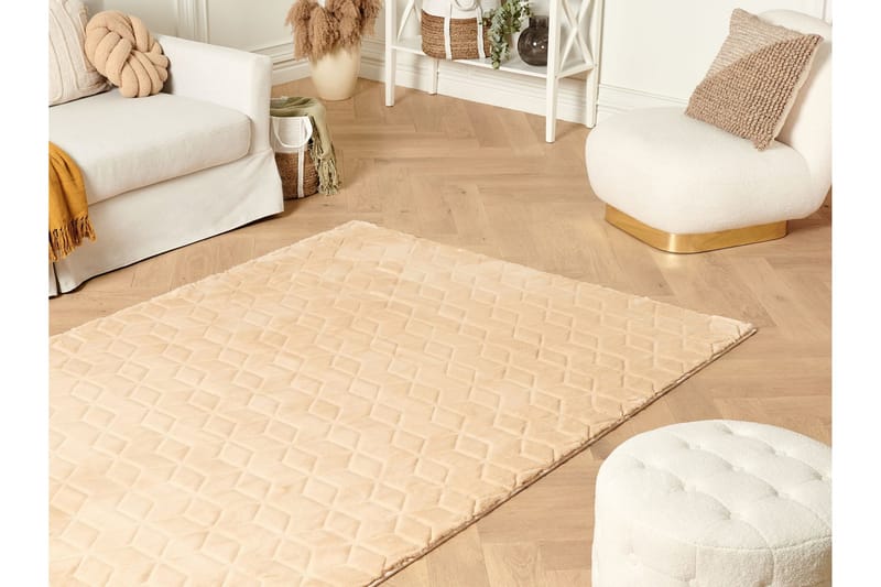 Thatta Skinnteppe 80x150 cm, Beige