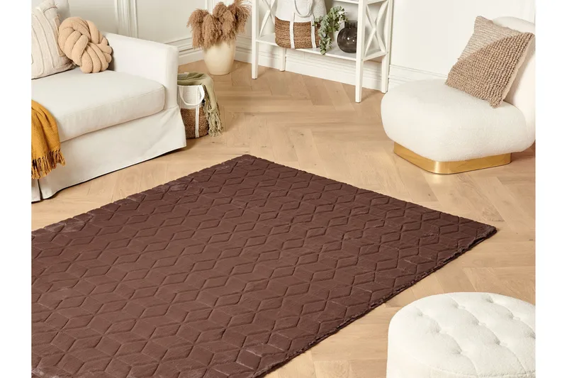 Thatta Skinnteppe 80x150 cm - Brun - Tekstiler & tepper - Teppe & matte - Små tepper