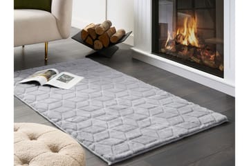 Thatta Skinnteppe 80x150 cm - Grå - Tekstiler & tepper - Teppe & matte - Små tepper