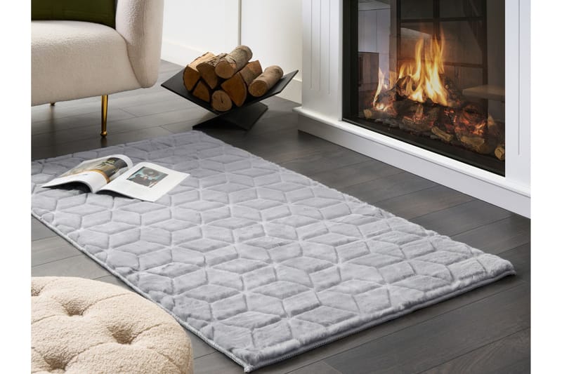 Thatta Skinnteppe 80x150 cm - Grå - Tekstiler & tepper - Teppe & matte - Små tepper