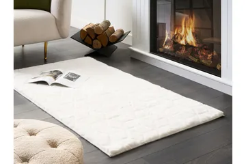 Thatta Skinnteppe 80x150 cm - Hvit - Tekstiler & tepper - Teppe & matte - Små tepper