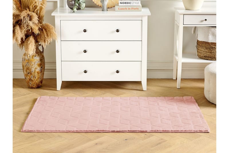 Thatta Skinnteppe 80x150 cm - Rosa - Tekstiler & tepper - Teppe & matte - Små tepper