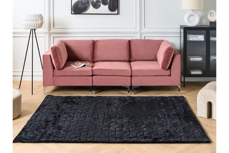 Thatta Skinnteppe 80x150 cm - Svart - Tekstiler & tepper - Teppe & matte - Små tepper
