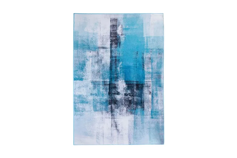 Trabzon Matte 160x230 cm, Hvit/Svart/Flerfarget
