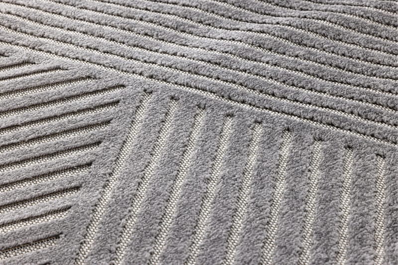 Aron Plastmatte 200x290 cm - Grå - Tekstiler & tepper - Teppe & matte - Utendørs tepper - Plasttepper