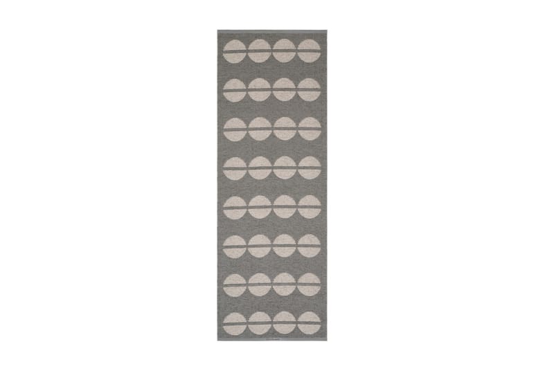 Bastian Plastteppe 70x100 cm Rektangulært Vendbart - Mørkegrå - Tekstiler & tepper - Teppe & matte - Utendørs tepper - Plasttepper