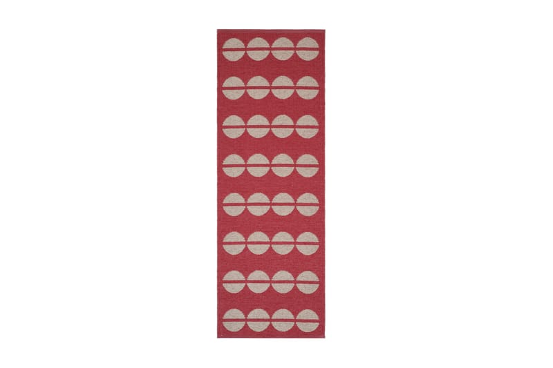 Bastian Plastteppe 70x450 cm Rektangulært Vendbart - Rød - Tekstiler & tepper - Teppe & matte - Utendørs tepper - Plasttepper