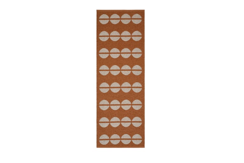 Bastian Plastteppe 70x450 cm Rektangulært Vendbart - Oransje - Tekstiler & tepper - Teppe & matte - Utendørs tepper - Plasttepper