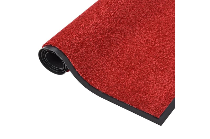 Dørmatte rød 80x120 cm - Rød - Dørmatte og entrématte