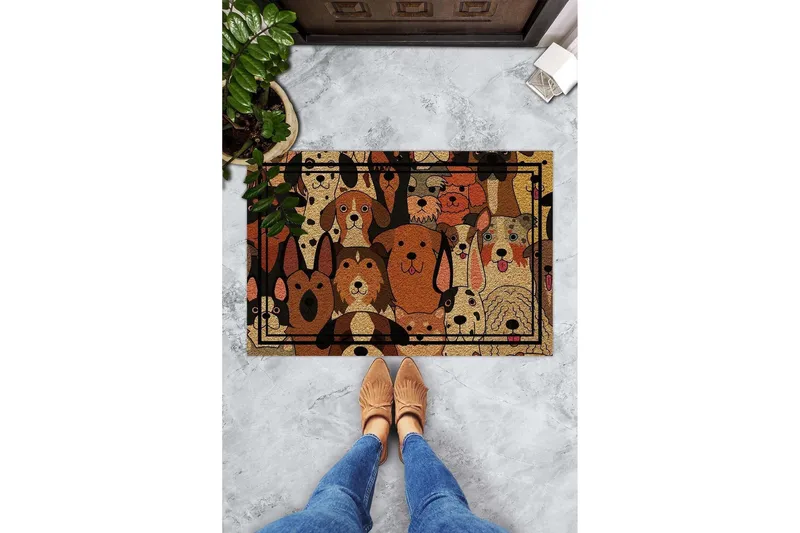 Chilai Dørmatte 45x70 cm - PVC/Multifarget - Tekstiler & tepper - Teppe & matte - Utendørs tepper - Dørmatte og entrématte