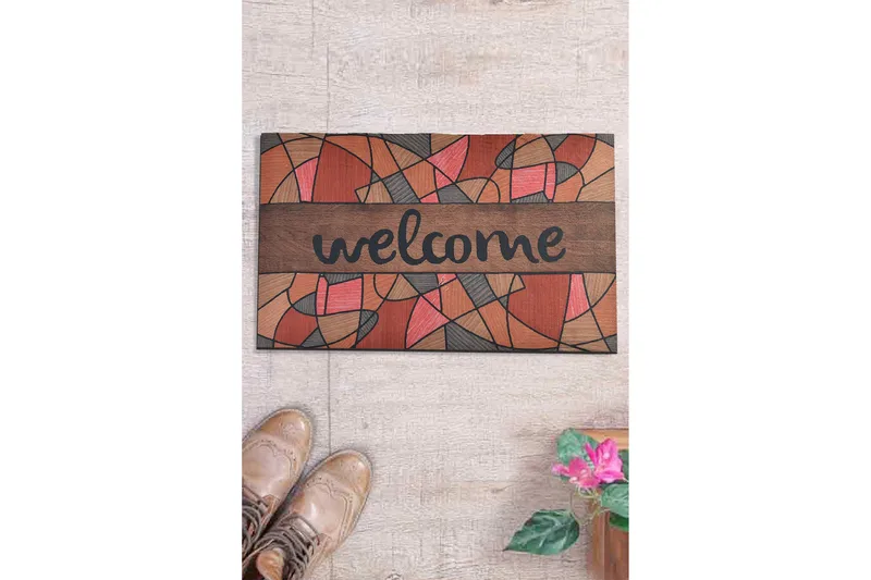 Chilai Dørmatte 45x70 cm - PVC/Multifarget - Tekstiler & tepper - Teppe & matte - Utendørs tepper - Dørmatte og entrématte