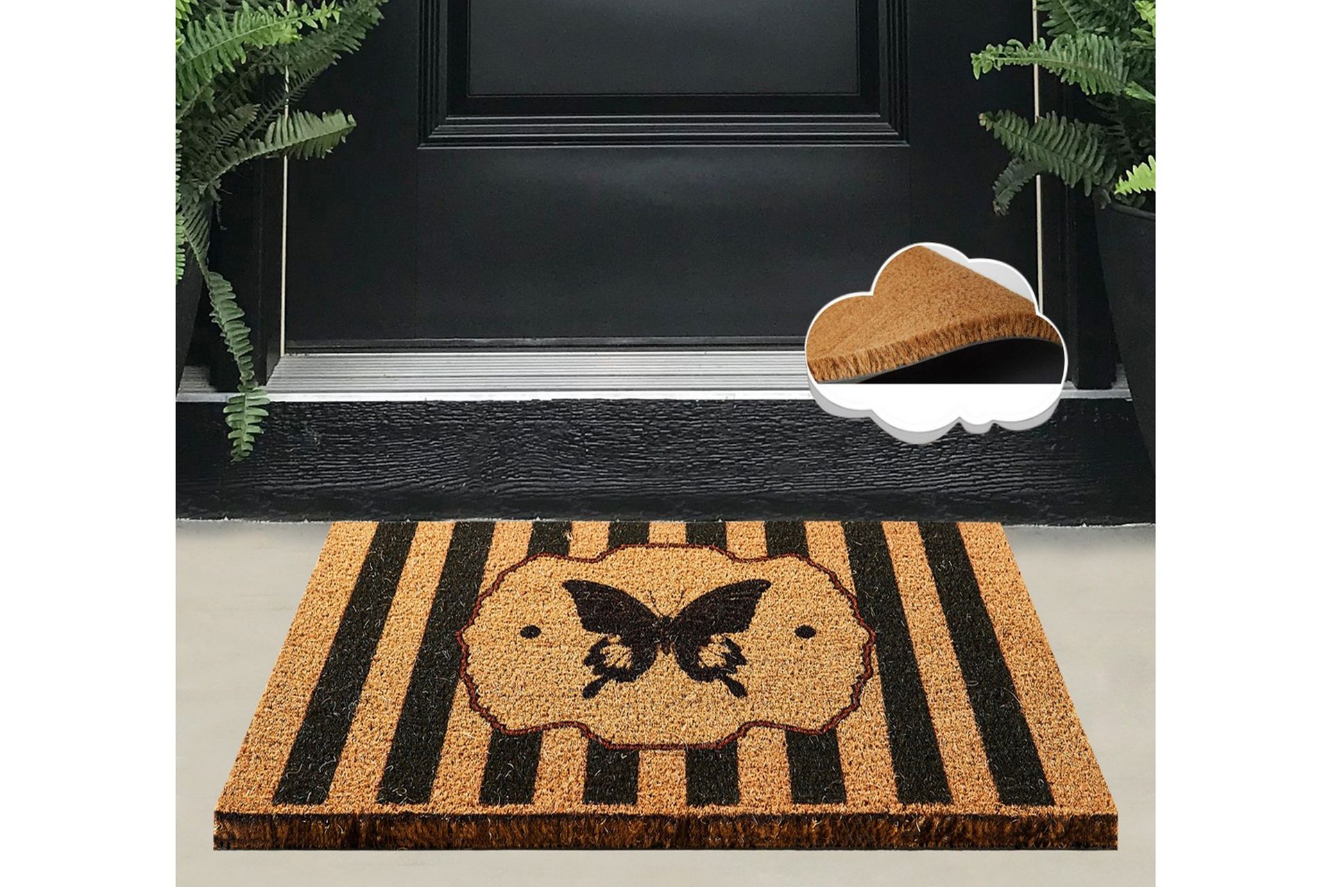 Dørmatte Chilai 40x60 cm - PVC/Multifarget - Tekstiler & tepper - Teppe & matte - Utendørs tepper - Dørmatte og entrématte