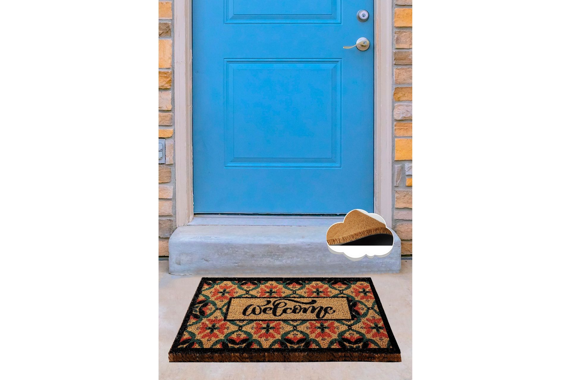 Dørmatte Chilai 40x60 cm - PVC/Multifarget - Tekstiler & tepper - Teppe & matte - Utendørs tepper - Dørmatte og entrématte