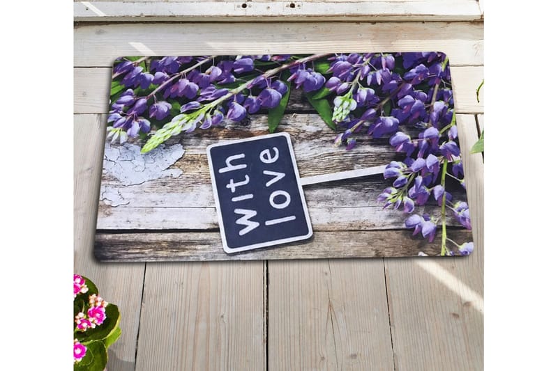 Dørmatte Chilai 45x70 cm - PVC/Multifarget - Dørmatte og entrématte - Små tepper