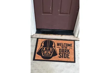 Dørmatte Dark Side - Flerfarget - Tekstiler & tepper - Teppe & matte - Utendørs tepper - Dørmatte og entrématte