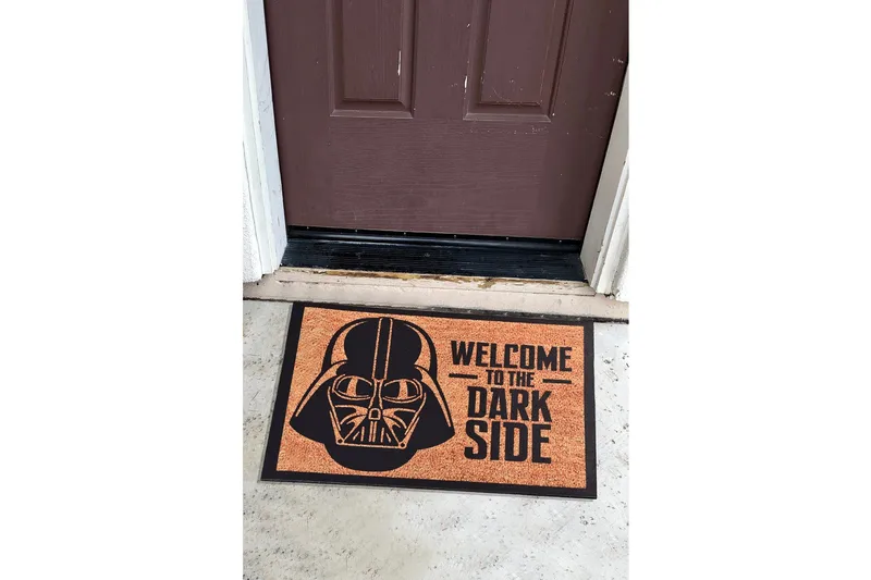 Dørmatte Dark Side - Flerfarget - Tekstiler & tepper - Teppe & matte - Utendørs tepper - Dørmatte og entrématte