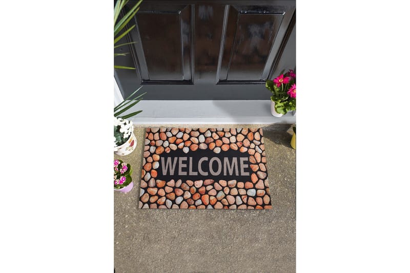 Dørmatte Elfenben - Flerfarget - Tekstiler & tepper - Teppe & matte - Utendørs tepper - Dørmatte og entrématte