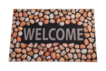 Dørmatte Elfenben - Flerfarget - Tekstiler & tepper - Teppe & matte - Utendørs tepper - Dørmatte og entrématte